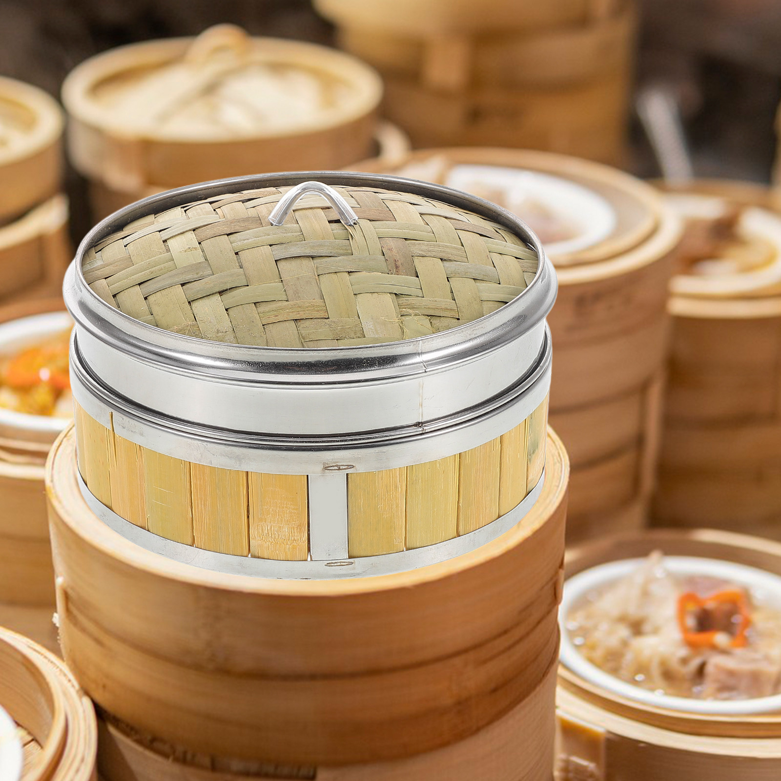 Handmade Wood Bamboo Steamer S - Bao Steamer Bamboo ulasan dan harga