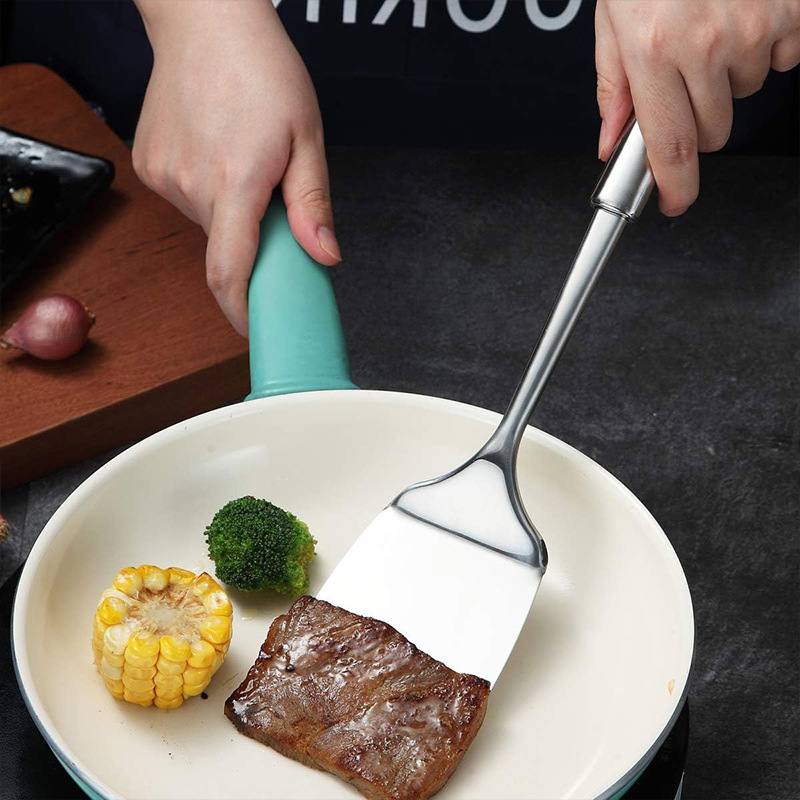 Stainless Steel Turner Long Ha - Okonomiyaki Spatula ulasan dan harga