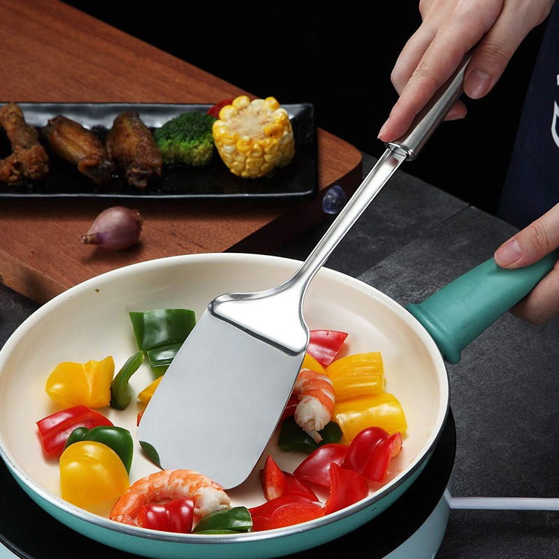 Stainless Steel Turner Long Ha - Okonomiyaki Spatula ulasan dan harga