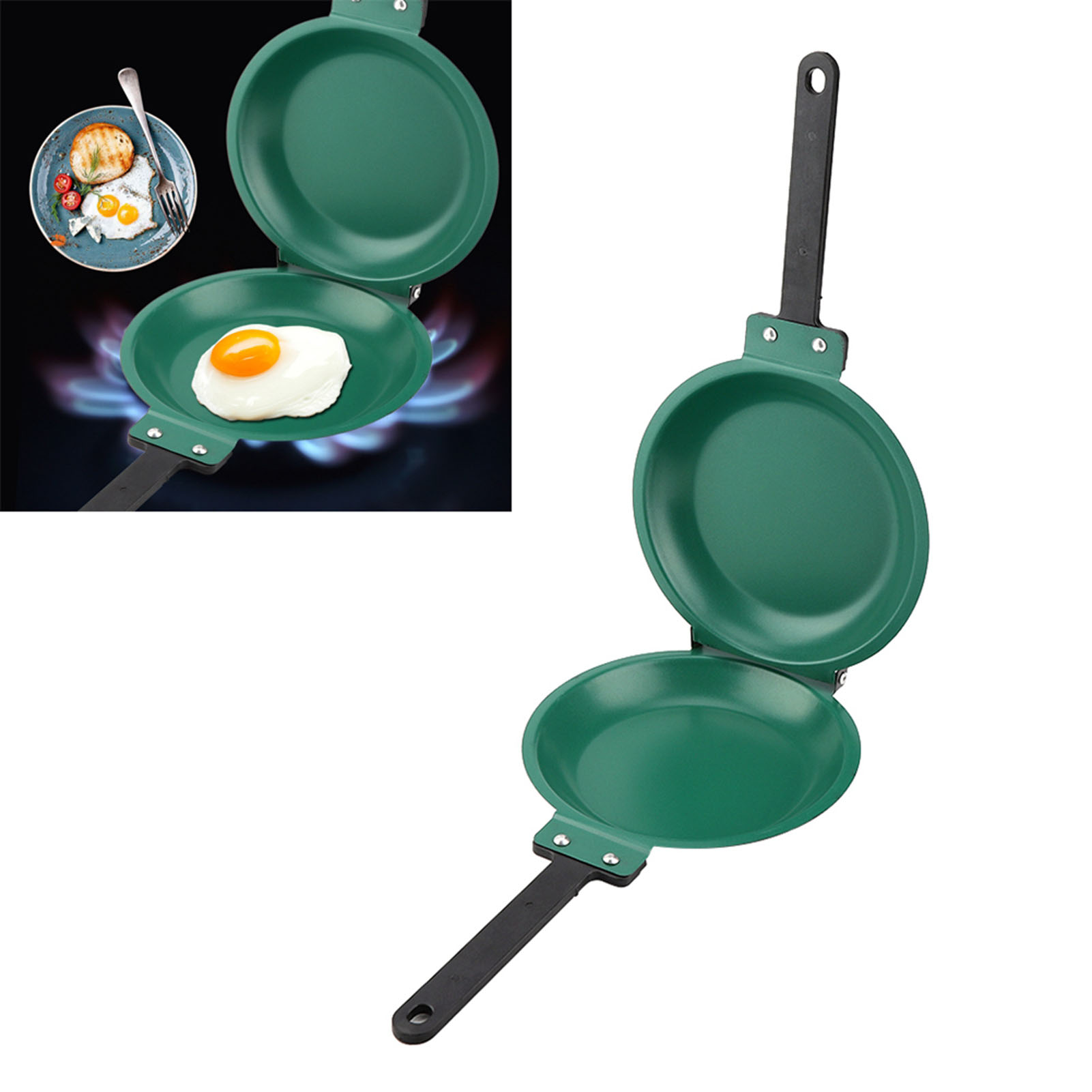 Double Side Titanium Steel Coa - Mini Pancake Griddle ulasan dan harga