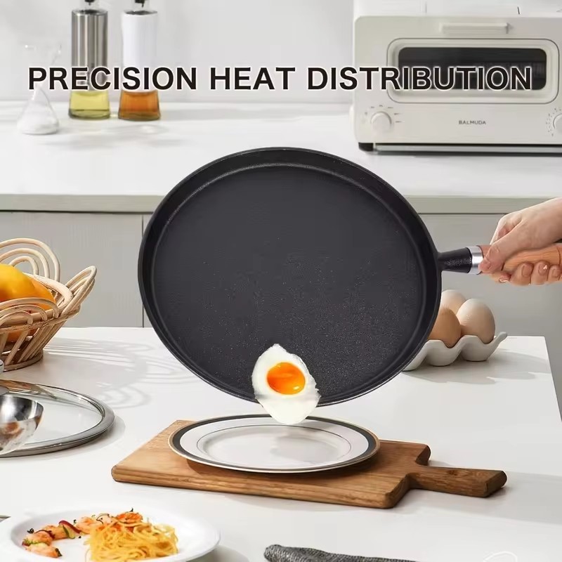 Heavy-Duty Cast Iron Frying Pa - Egg Waffle Pan ulasan dan harga