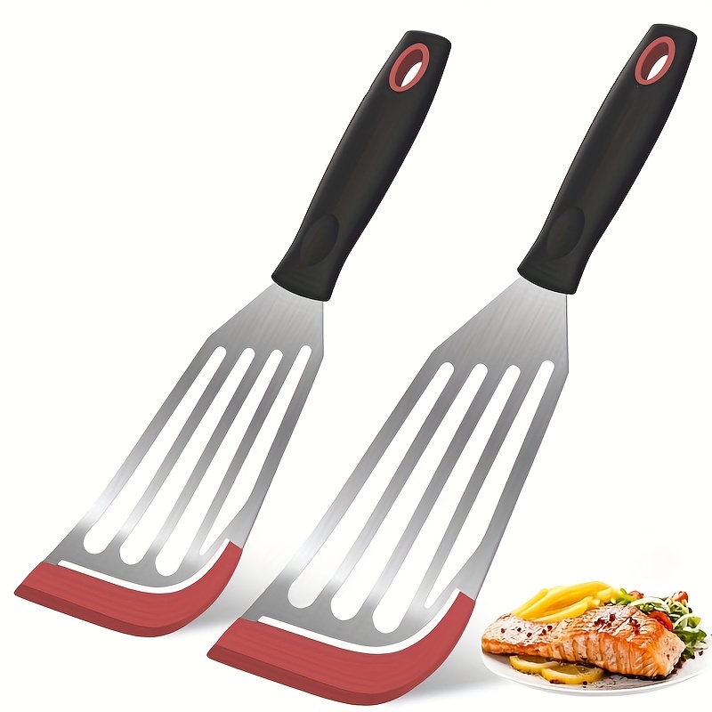 Stainless steel silicone spatu - Okonomiyaki Spatula ulasan dan harga