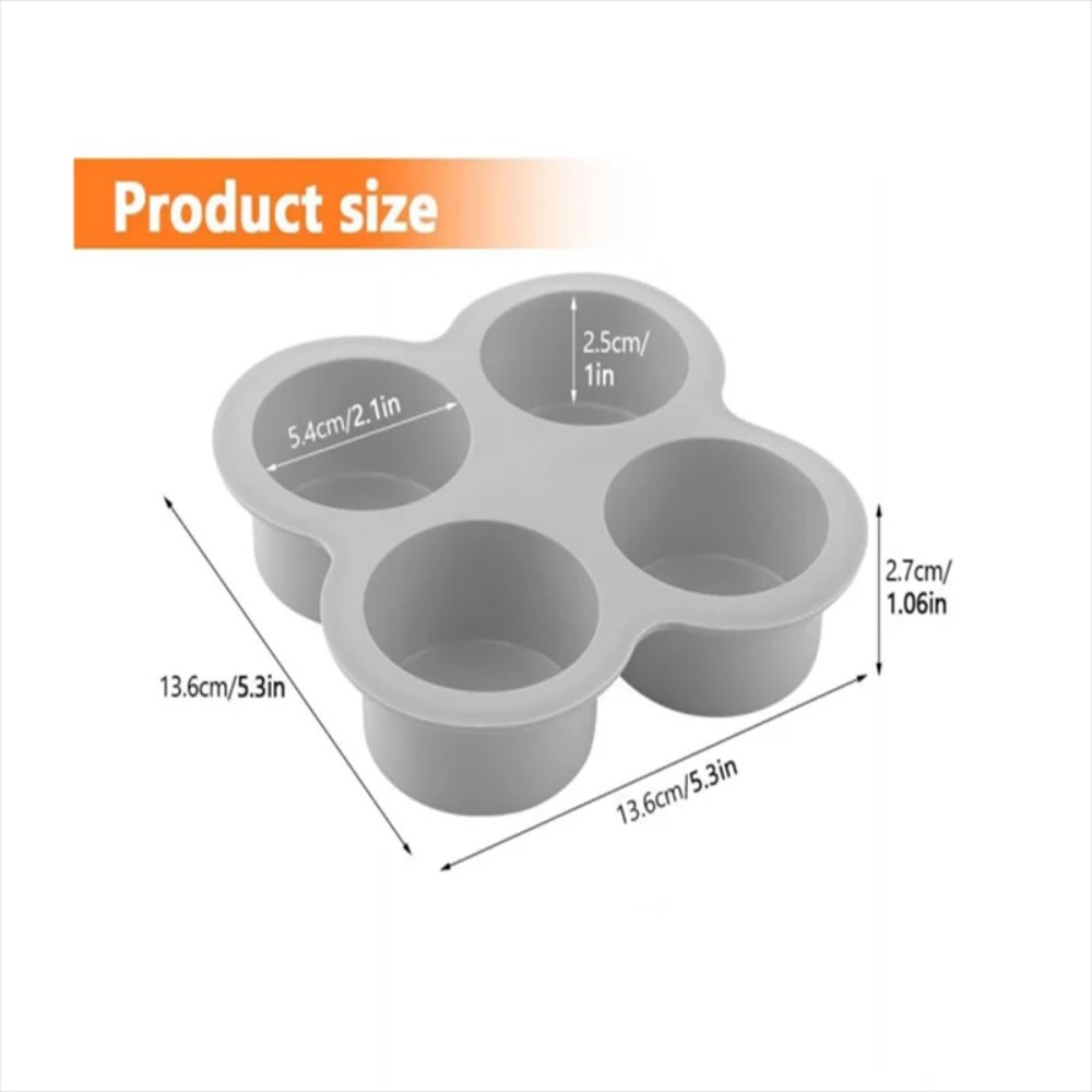 2pcs Air Fryer Egg Mold 4 Cups - Egg Waffle Pan ulasan dan harga